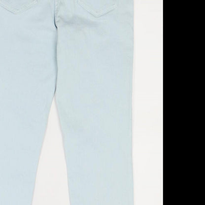 NEXT Womens Green  Denim Cropped Jeans Size 12 L21.5 in