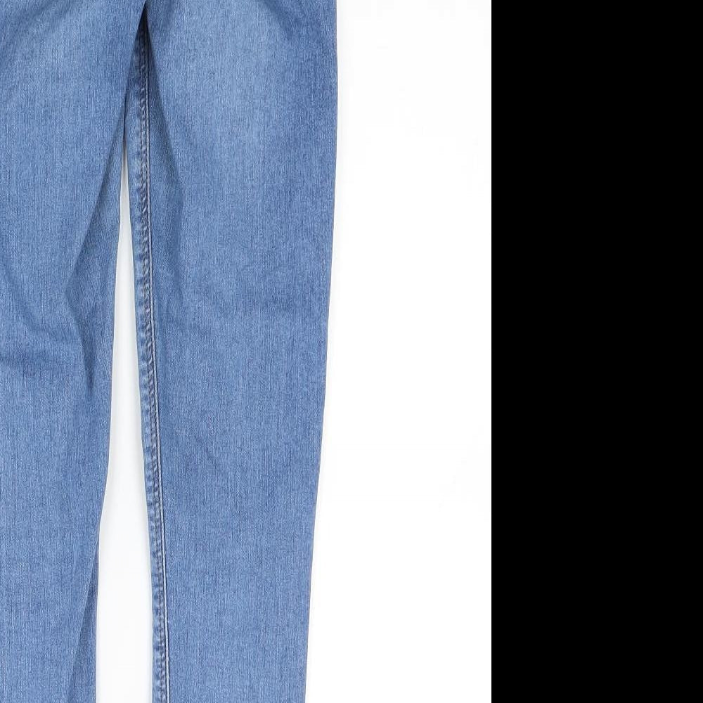 Topshop Womens Blue  Denim Mom Jeans Size XS L23 in