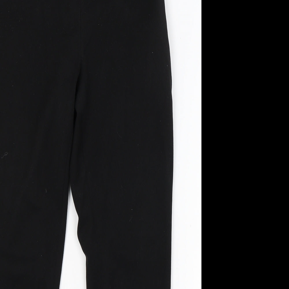 Womens UK Size 8 H&M Regular Fit  Black Trousers