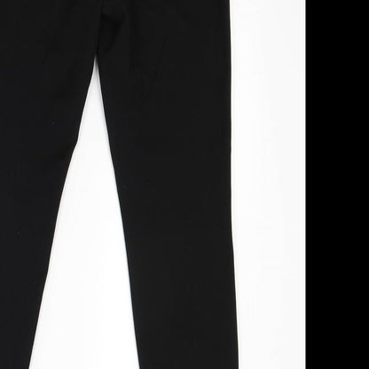 Womens UK Size 8 H&M Regular Fit  Black Trousers