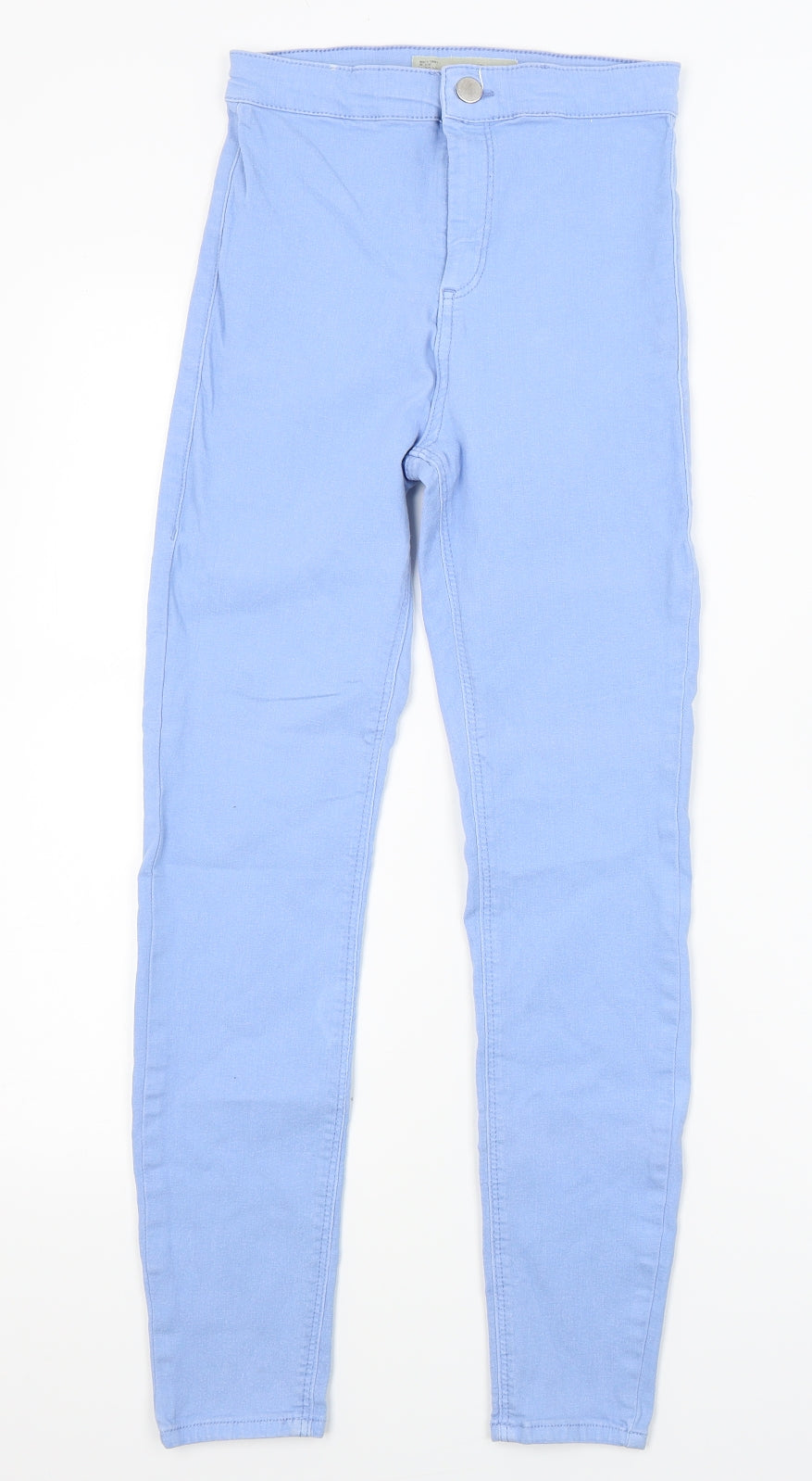 Topshop Womens Blue  Denim Skinny Jeans Size 8 L20 in