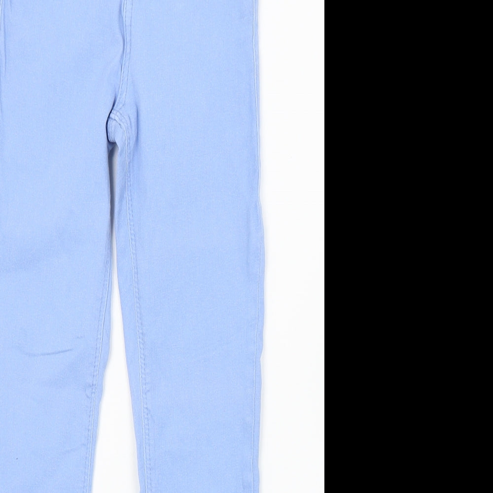 Topshop Womens Blue  Denim Skinny Jeans Size 8 L20 in