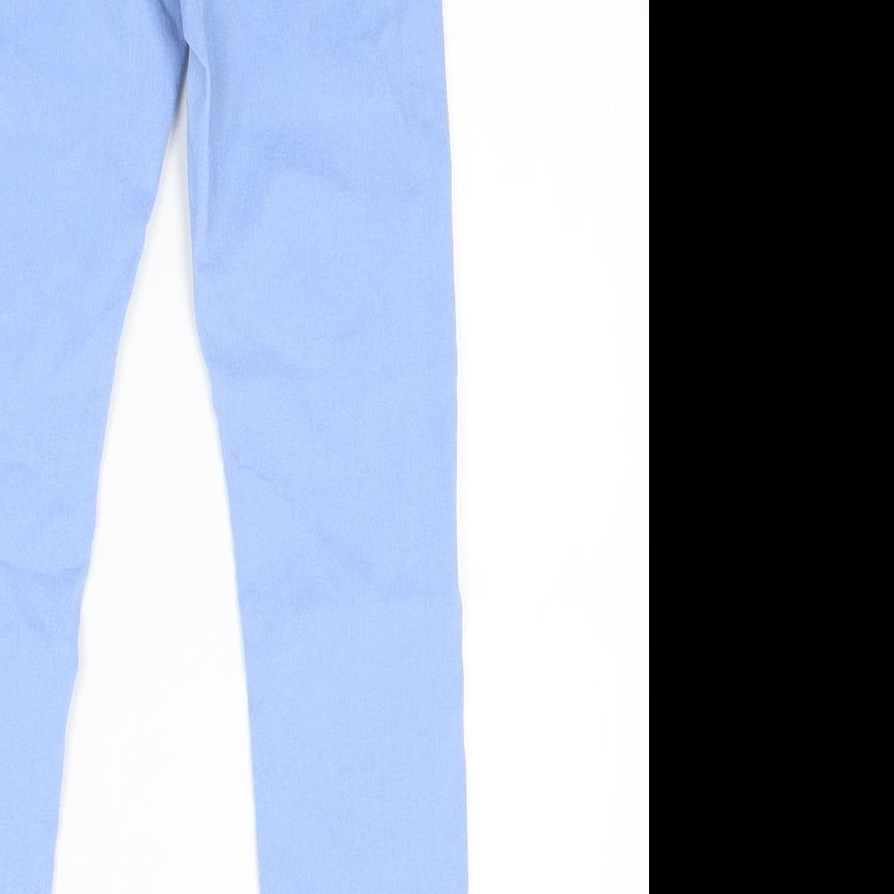 Topshop Womens Blue  Denim Skinny Jeans Size 8 L20 in