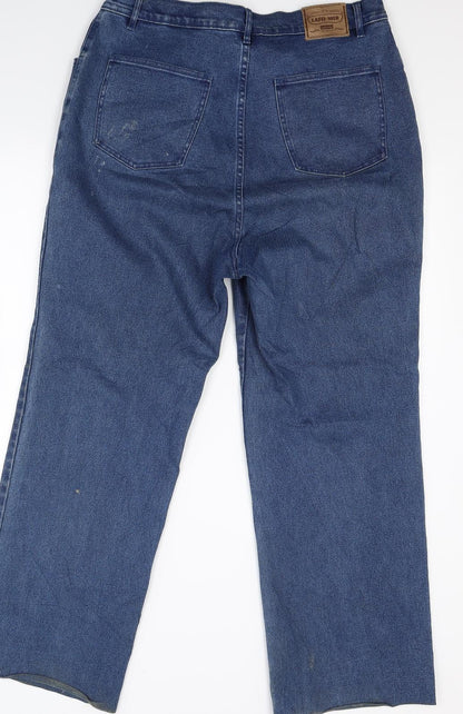 Lafei Neir Womens Blue  Denim Straight Jeans Size 34 in L29 in