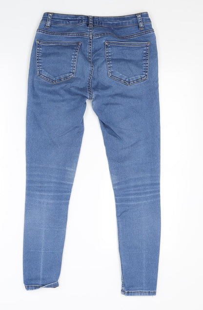 New Look Womens Blue  Denim Skinny Jeans Size 10 L24 in