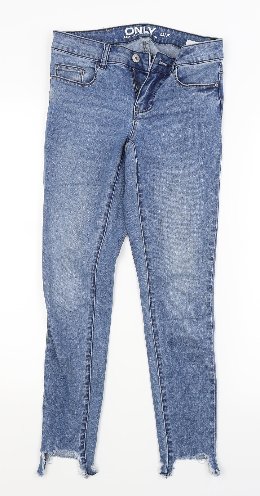 Only Womens Blue  Denim Skinny Jeans Size 25 in L25 in