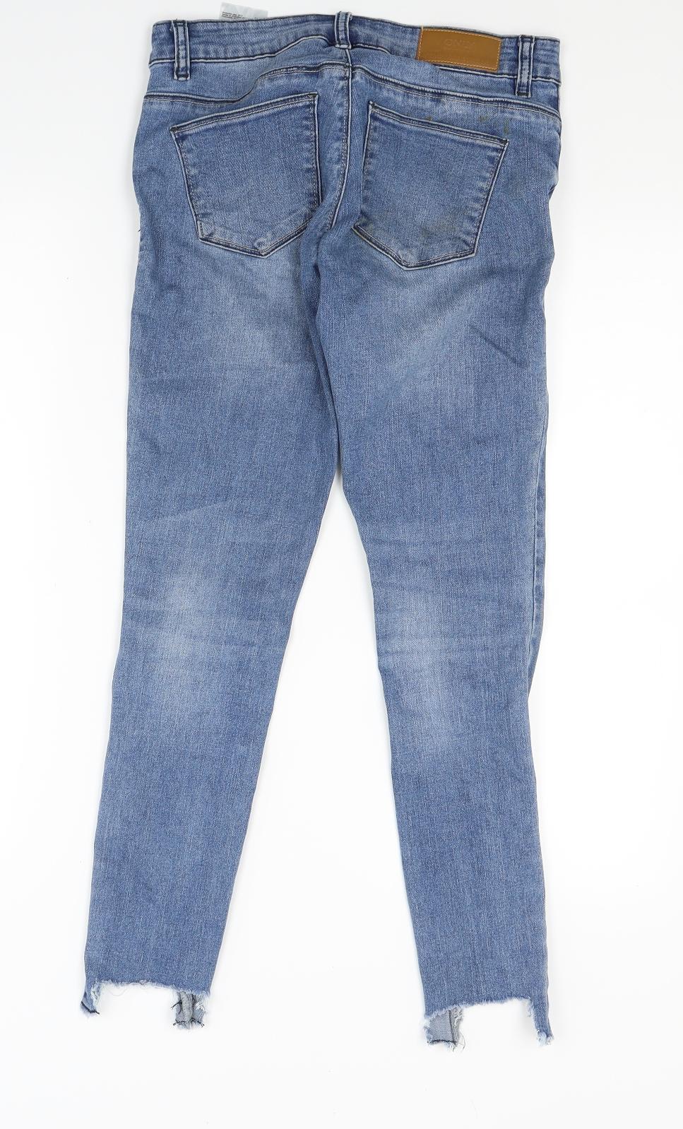 Only Womens Blue  Denim Skinny Jeans Size 25 in L25 in