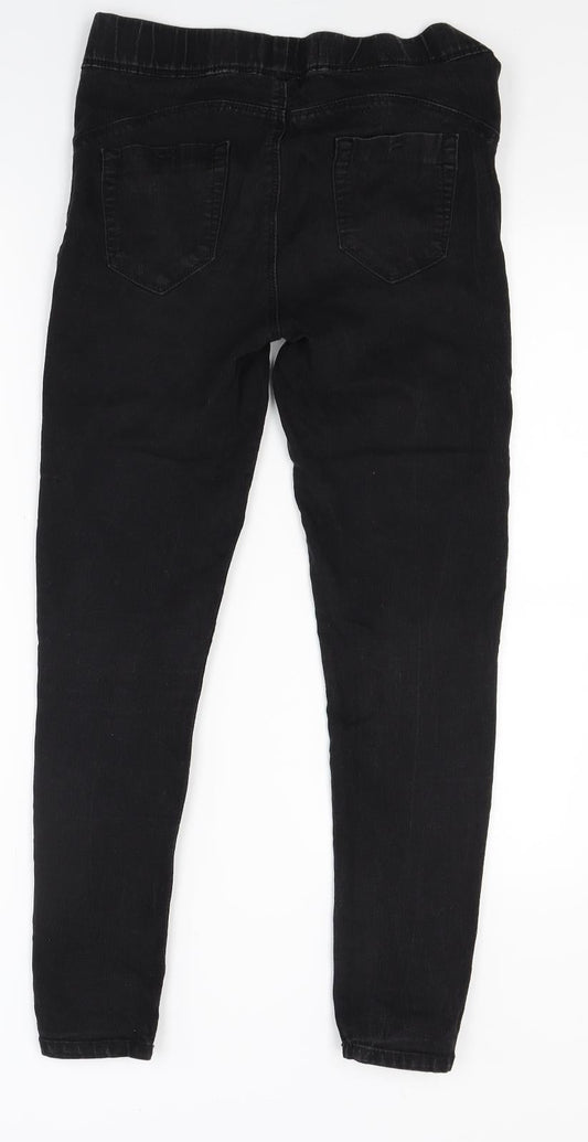 Primark Womens Black  Denim Jegging Jeans Size 10 L26 in