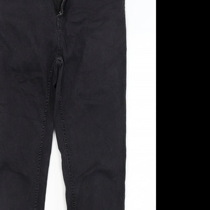 Womens UK Size 14 Kiabi Regular Fit Skinny Black Jeans