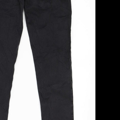 Womens UK Size 14 Kiabi Regular Fit Skinny Black Jeans