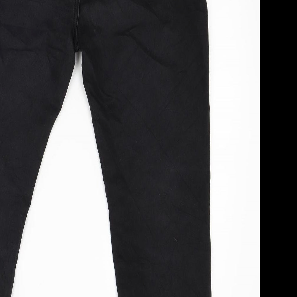 Womens UK Size 33 in Yazz Collection Regular Fit Straight Black Jeans