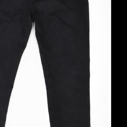 Womens UK Size 33 in Yazz Collection Regular Fit Straight Black Jeans