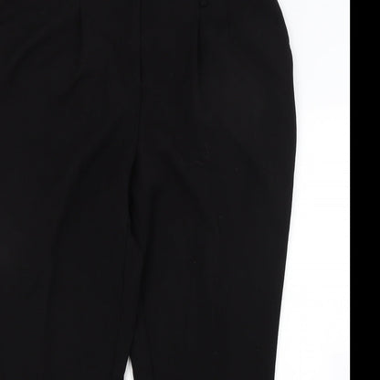 Womens UK Size 14 Very Regular Fit  Black Trousers