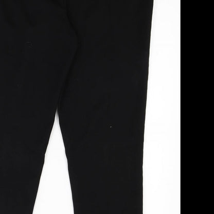 Womens UK Size 14 Very Regular Fit  Black Trousers