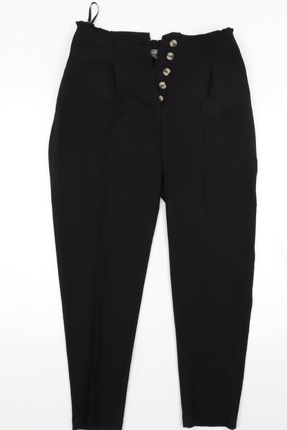 Primark Womens Black   Trousers  Size 8 L24 in