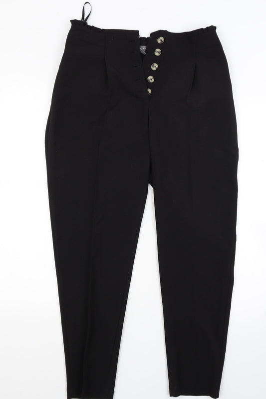 Primark Womens Black   Trousers  Size 8 L24 in