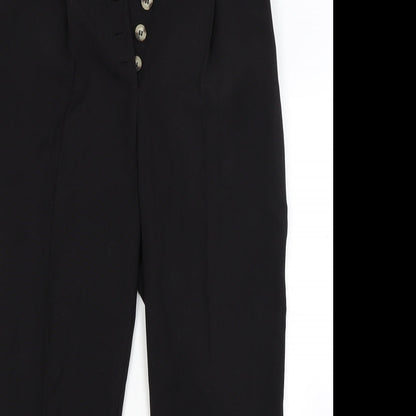 Primark Womens Black   Trousers  Size 8 L24 in