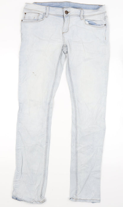 ORSAY Womens Blue  Denim Skinny Jeans Size 33 in L29 in