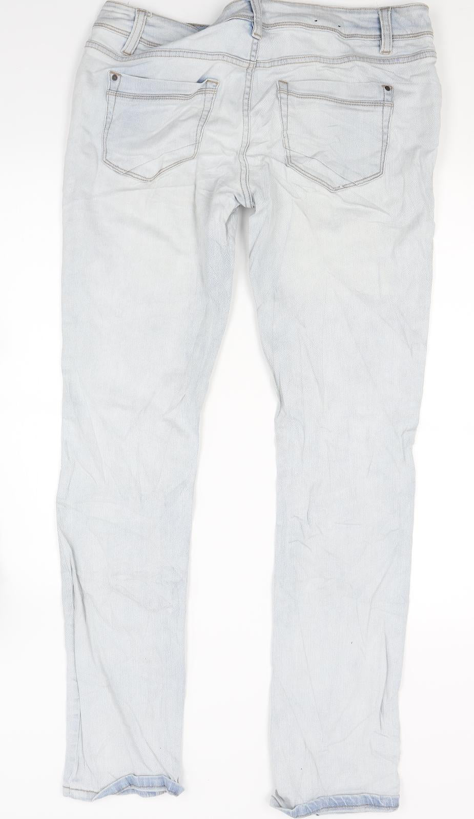 ORSAY Womens Blue  Denim Skinny Jeans Size 33 in L29 in