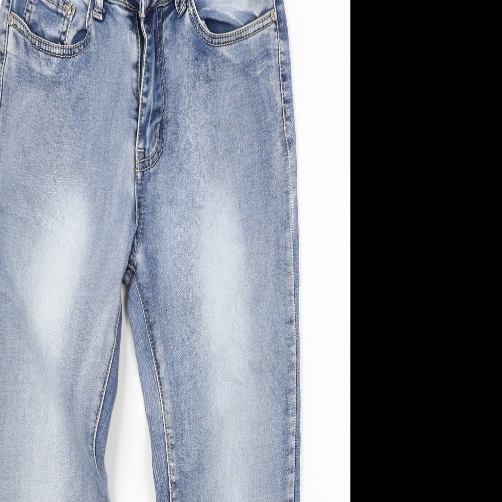 Black denim Womens Blue  Denim Skinny Jeans Size 8 L23 in