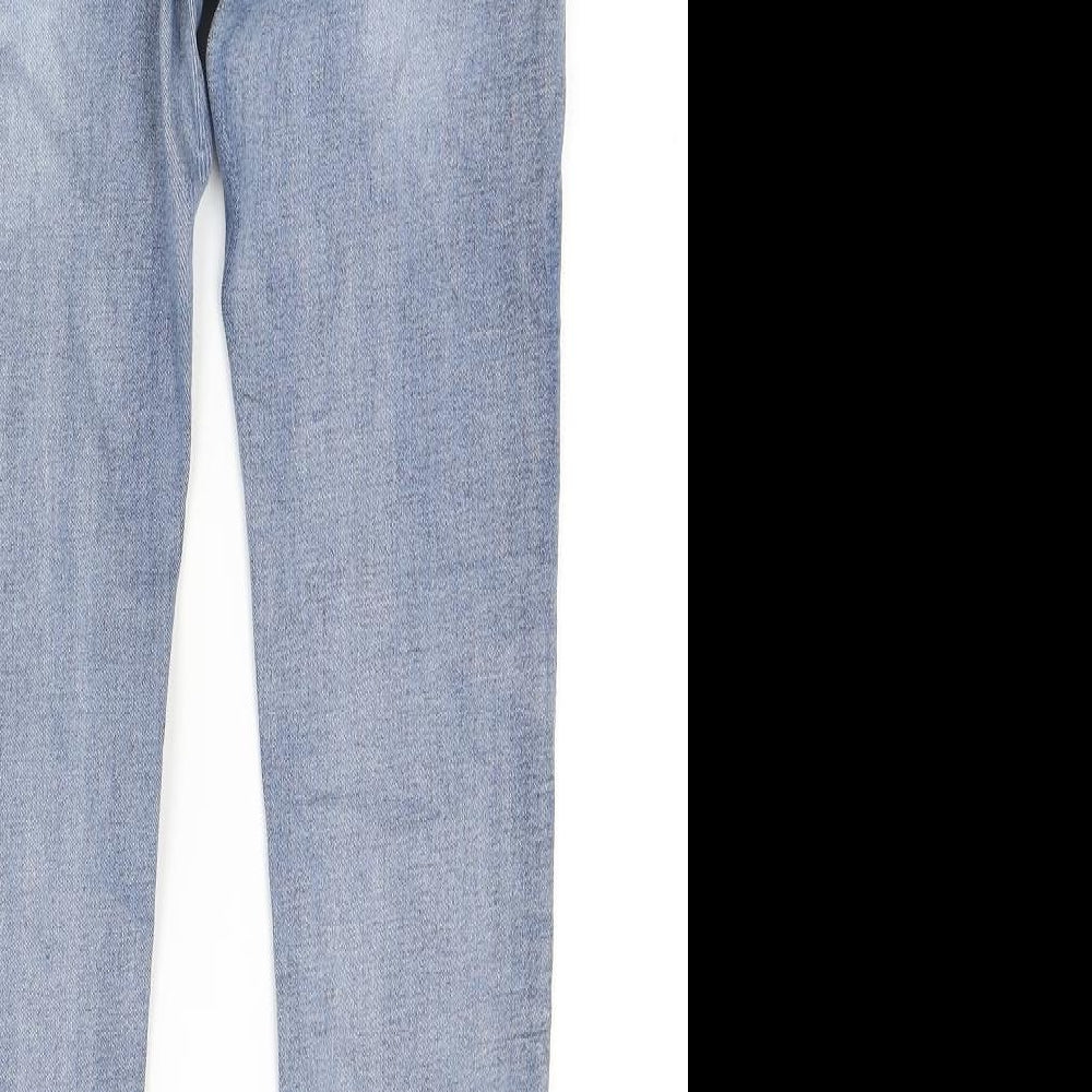 Black denim Womens Blue  Denim Skinny Jeans Size 8 L23 in