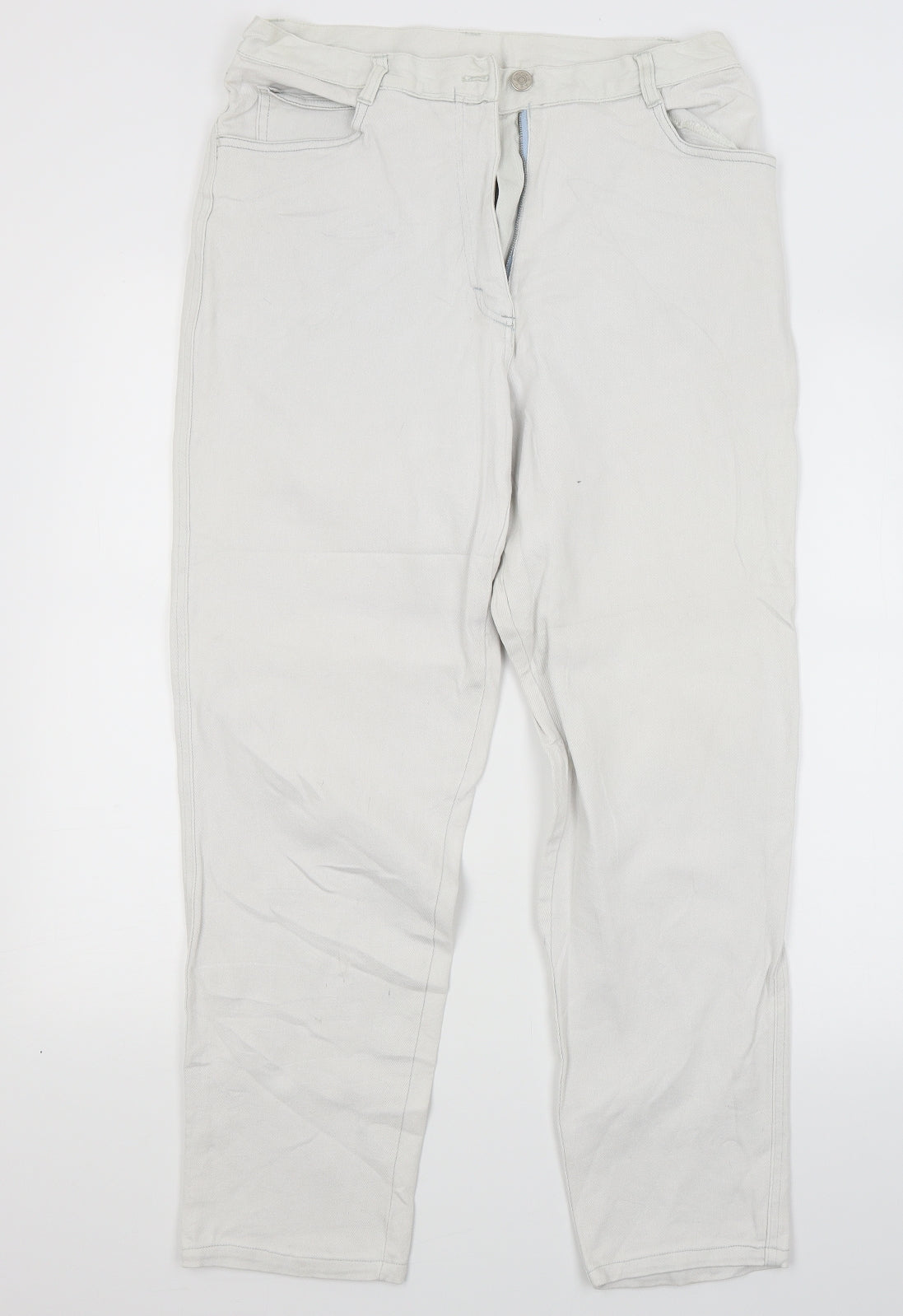 Gina Benotti Womens White  Denim Skinny Jeans Size 10 L26 in
