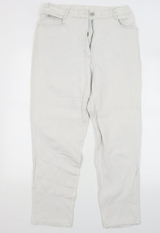 Gina Benotti Womens White  Denim Skinny Jeans Size 10 L26 in