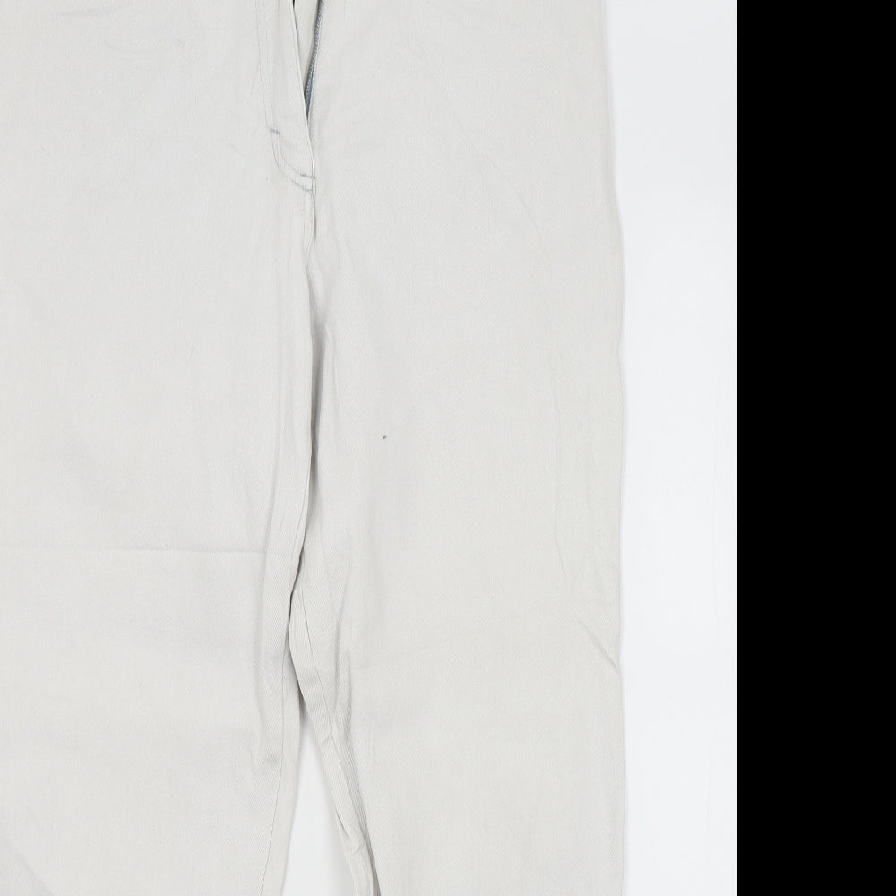 Gina Benotti Womens White  Denim Skinny Jeans Size 10 L26 in