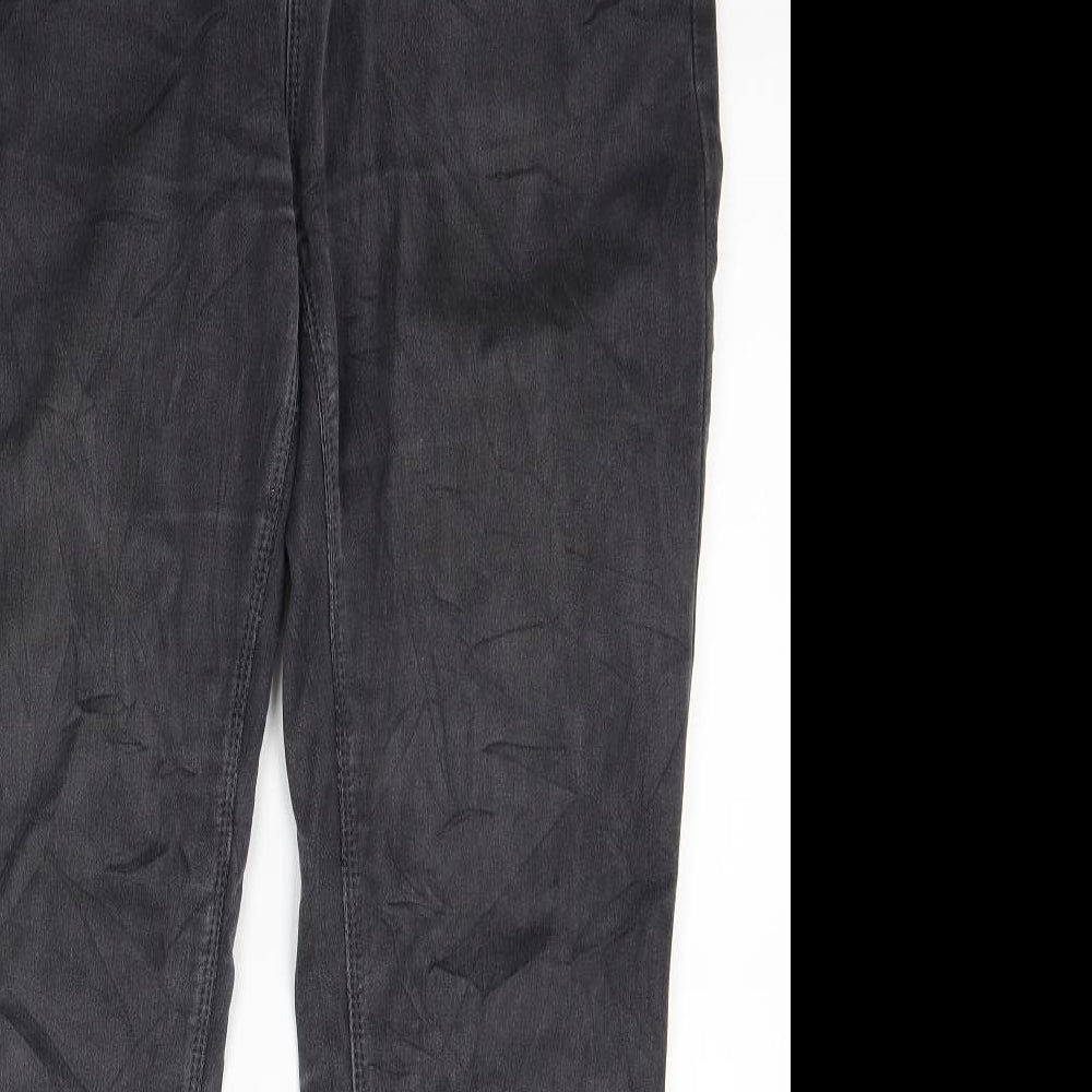 Womens UK Size 33 in Yazz Collection Regular Fit Straight Grey Jeans