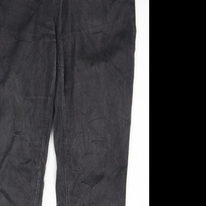 Womens UK Size 33 in Yazz Collection Regular Fit Straight Grey Jeans