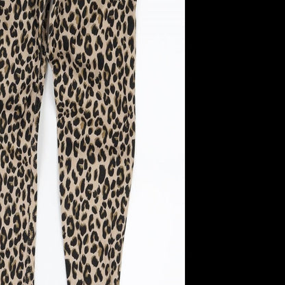 Womens UK Size 6 Divided Regular Fit Skinny Brown Jeans