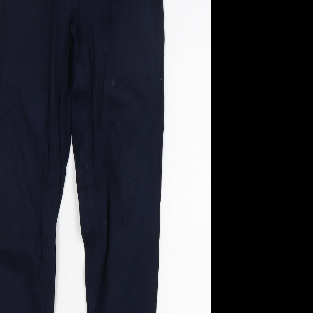 Womens UK Size XS Pieces Regular Fit  Blue Trousers