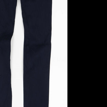 Womens UK Size XS Pieces Regular Fit  Blue Trousers