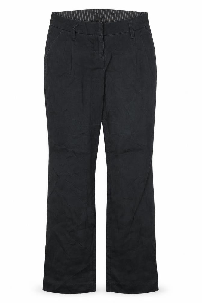 Womens UK Size 30 in Preworn Regular Fit  Black Trousers