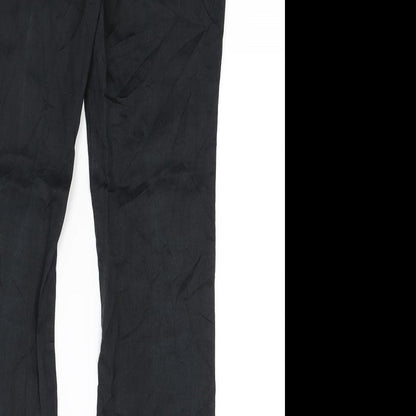Womens UK Size 30 in Preworn Regular Fit  Black Trousers