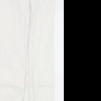 ESMARA Womens White  Denim Straight Jeans Size 12 L28 in