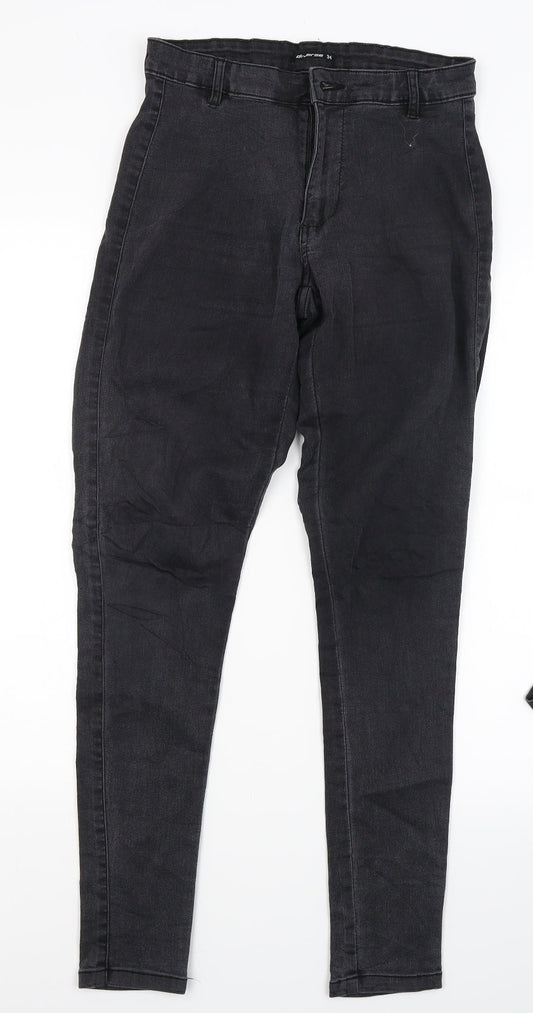 Womens UK Size XS Diverse Slim Fit Skinny Black Jeans