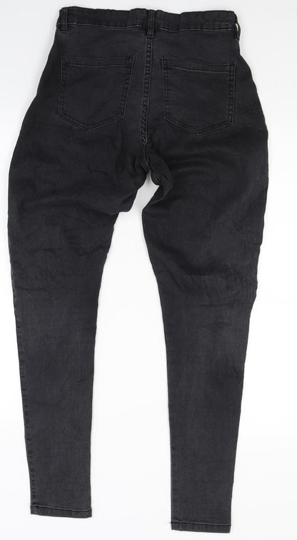 Womens UK Size XS Diverse Slim Fit Skinny Black Jeans
