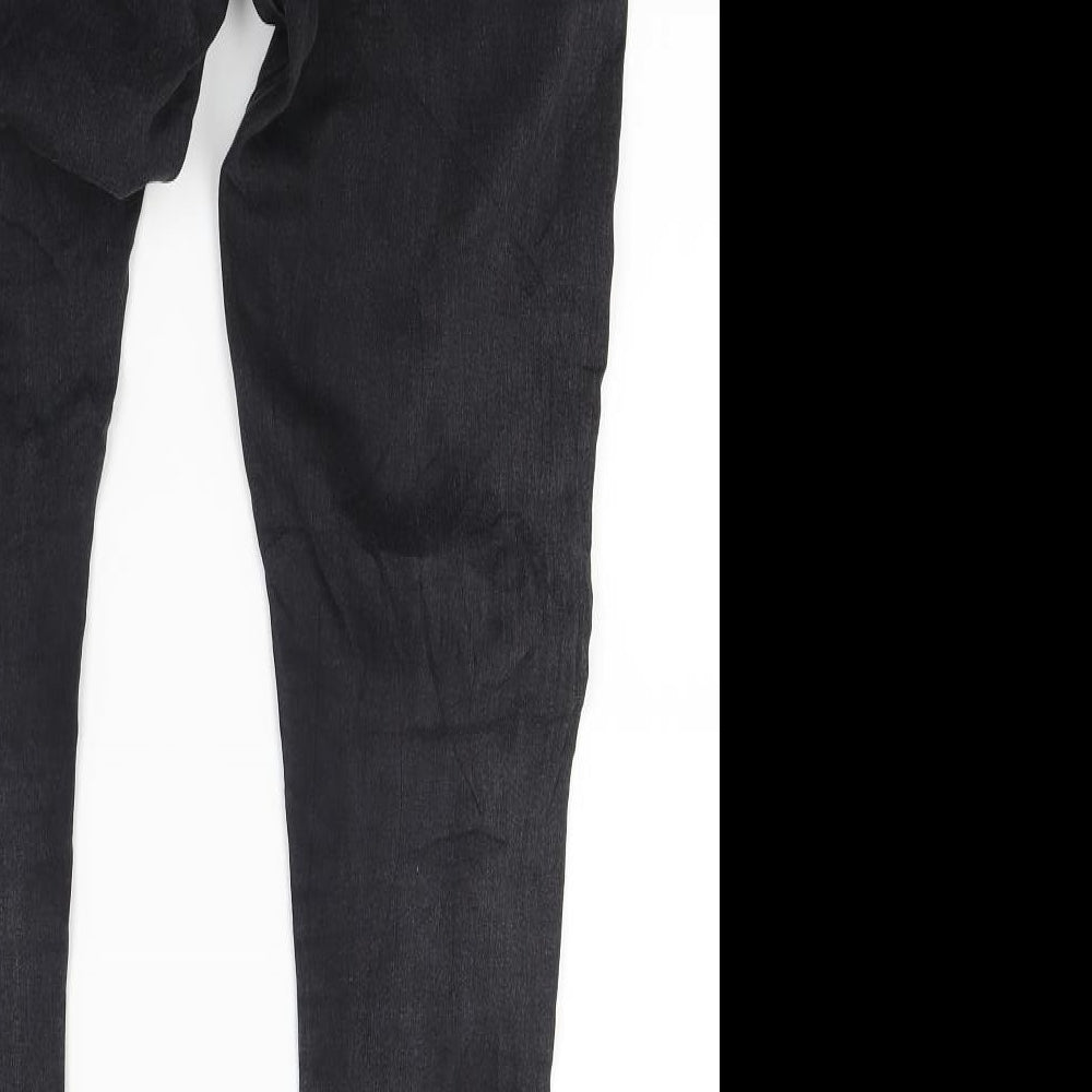 Womens UK Size XS Diverse Slim Fit Skinny Black Jeans