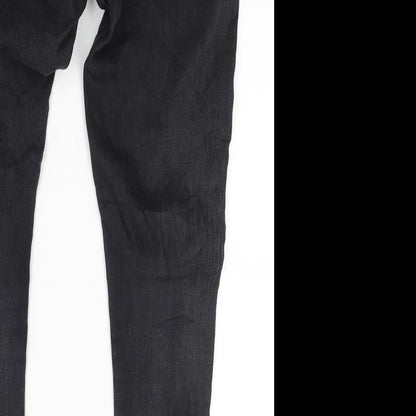Womens UK Size XS Diverse Slim Fit Skinny Black Jeans