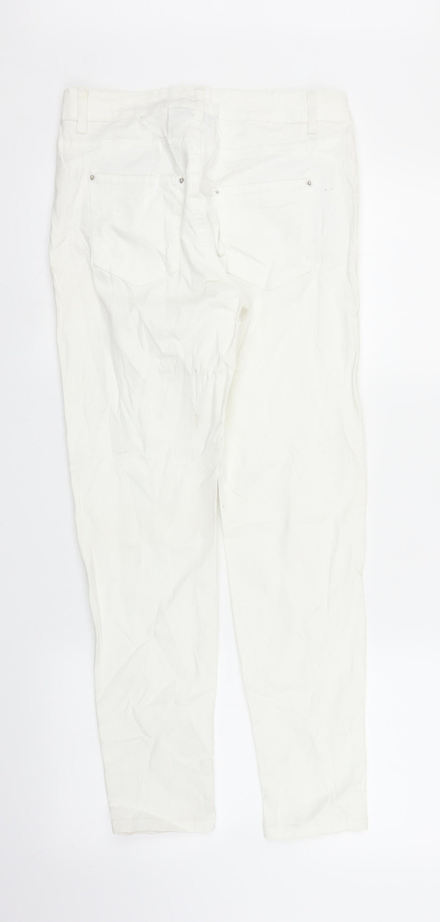 Womens UK Size 8 Janina Regular Fit Snow Pants White Trousers