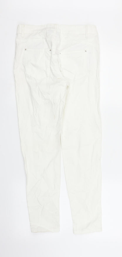 Womens UK Size 8 Janina Regular Fit Snow Pants White Trousers