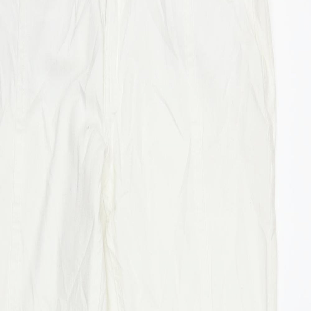 Womens UK Size 8 Janina Regular Fit Snow Pants White Trousers