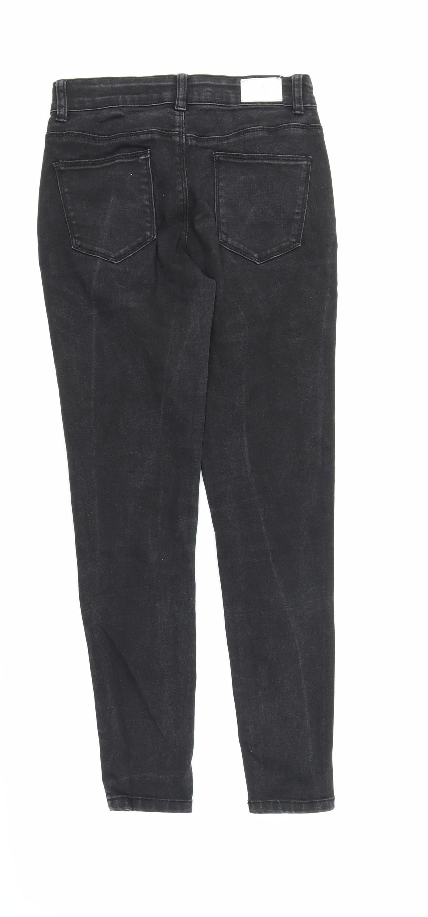 Denim Co Girls Black  Denim Skinny Jeans Size 11-12 Years