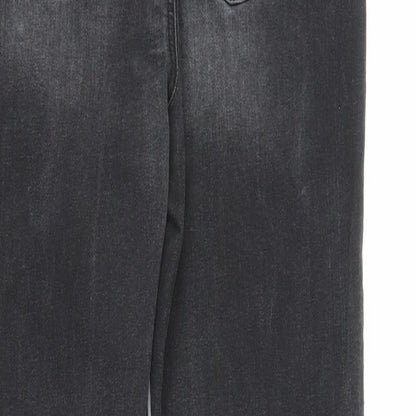 Denim Co Womens Black  Denim Skinny Jeans Size 10 L26 in