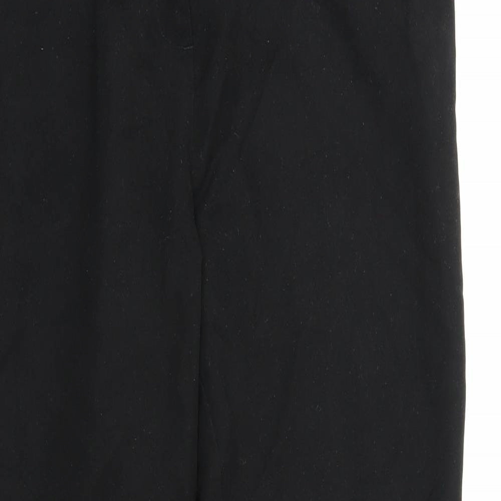 Womens UK Size 12 Papaya Regular Fit  Black Trousers