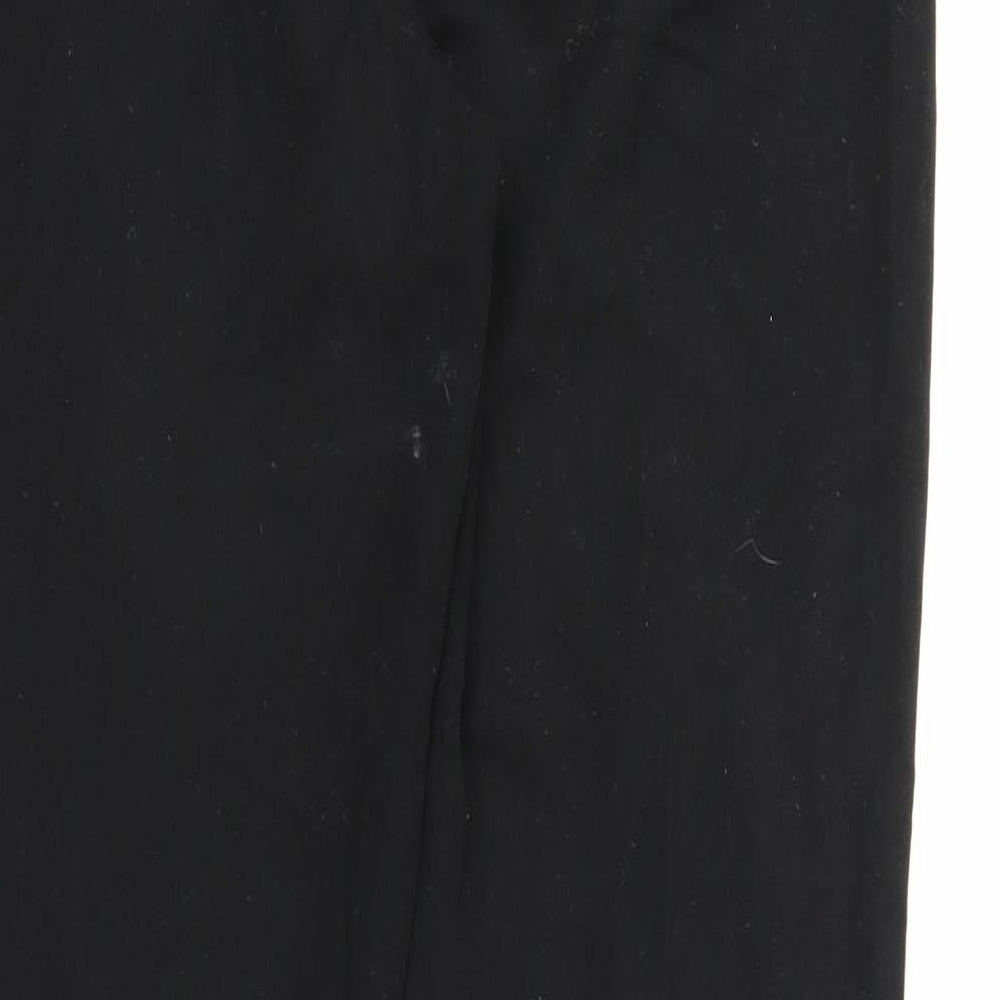 Womens UK Size 12 Papaya Regular Fit  Black Trousers