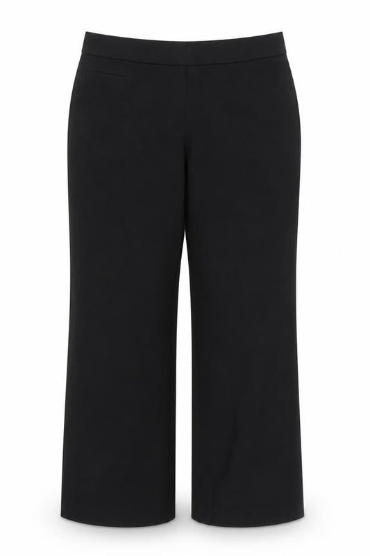 Womens UK Size 12 M&S Regular Fit  Black Trousers