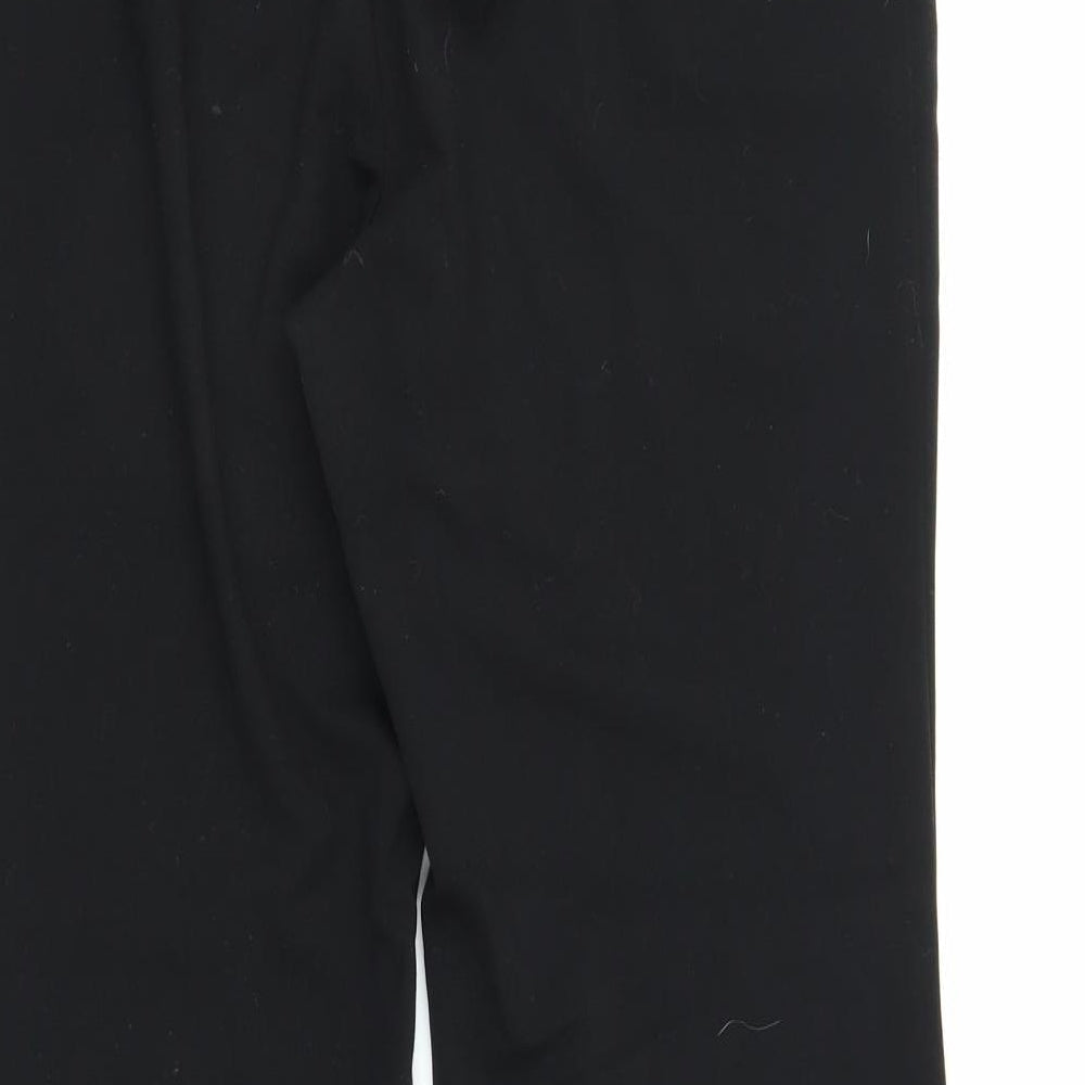 M&S Womens Black   Trousers  Size 12 L25 in