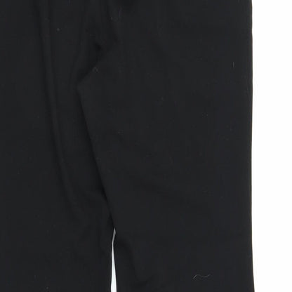 M&S Womens Black   Trousers  Size 12 L25 in